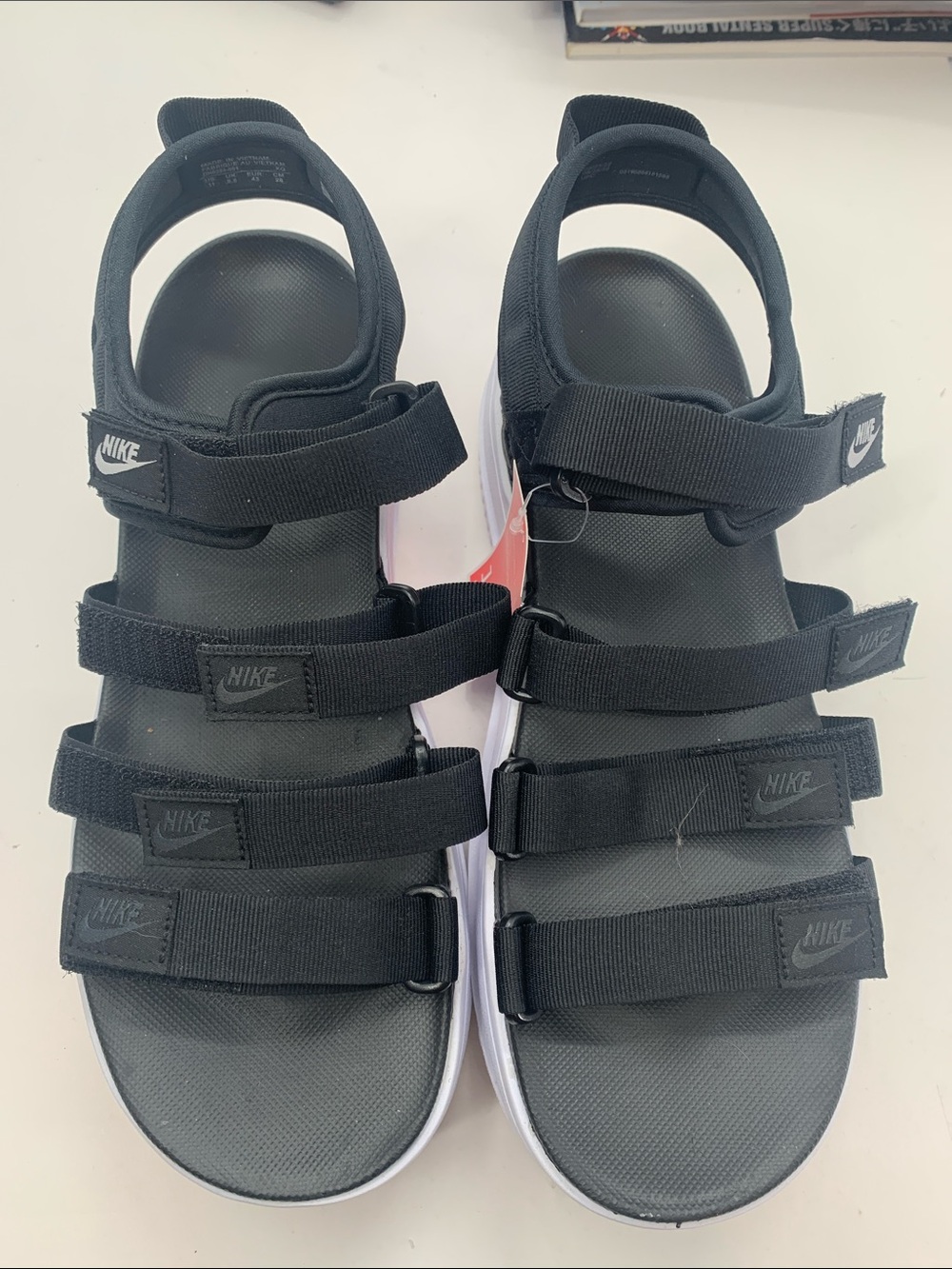 Nike Women's Icon Classic Black Multi-Strap Sport Sandals 11